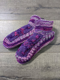 Lined Short Wool Socks