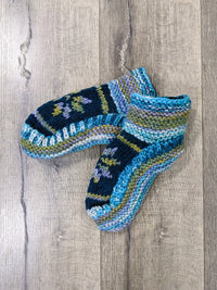 Lined Short Wool Socks