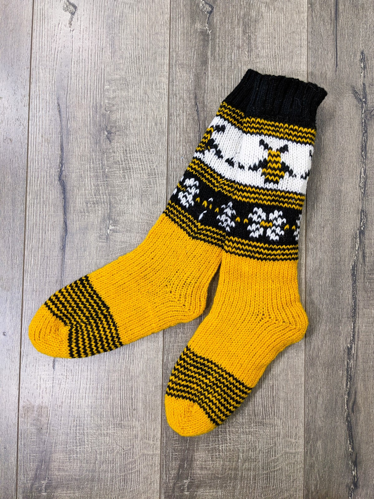Bee Wool Socks