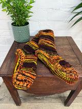 Space Dye Long Knitted Socks