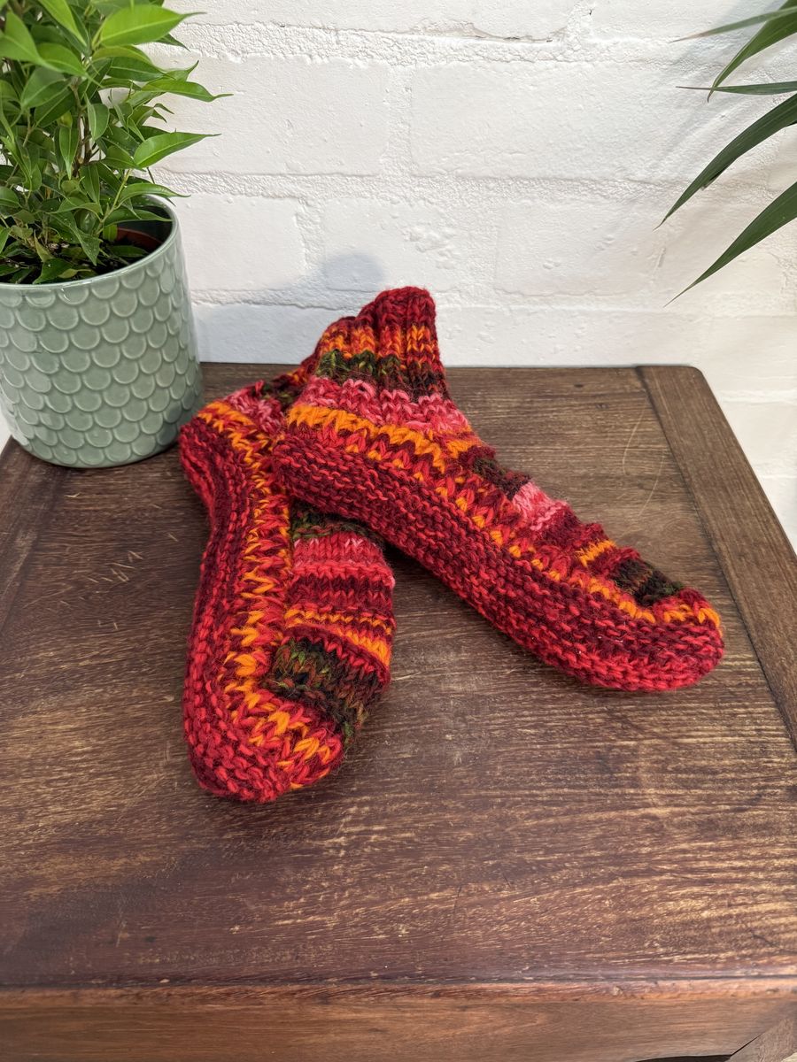 Knitted Woollen Ankle Socks