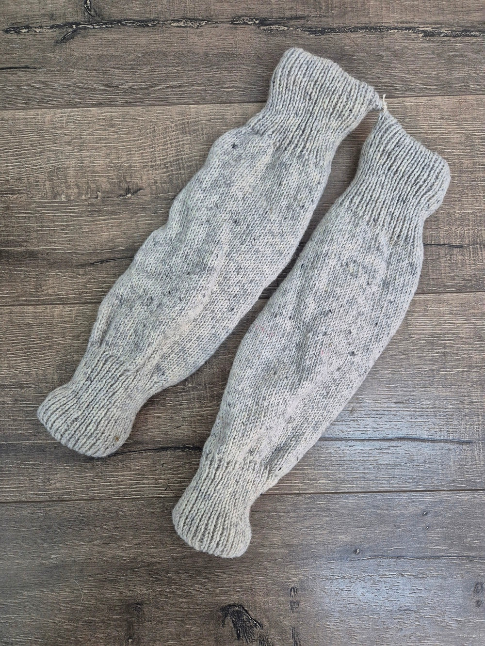 Plain Knitted Leg Warmers
