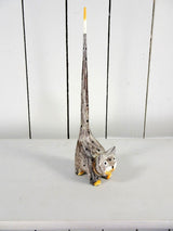 Tall Tail Wooden Spotty Cats