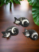 Set of 3 Sleeping Cats