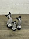 Set of 3 Cats with Bells