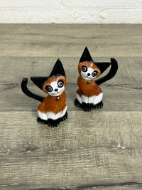 Set of 2 Cats with Bells