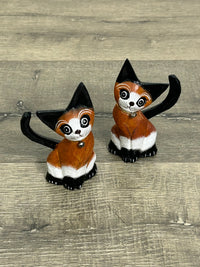 Set of 2 Cats with Bells