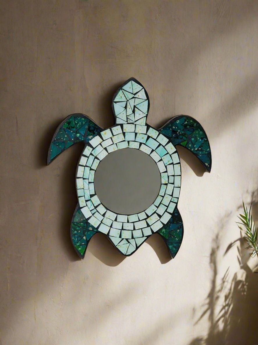 Mosaic Turtle Mirror