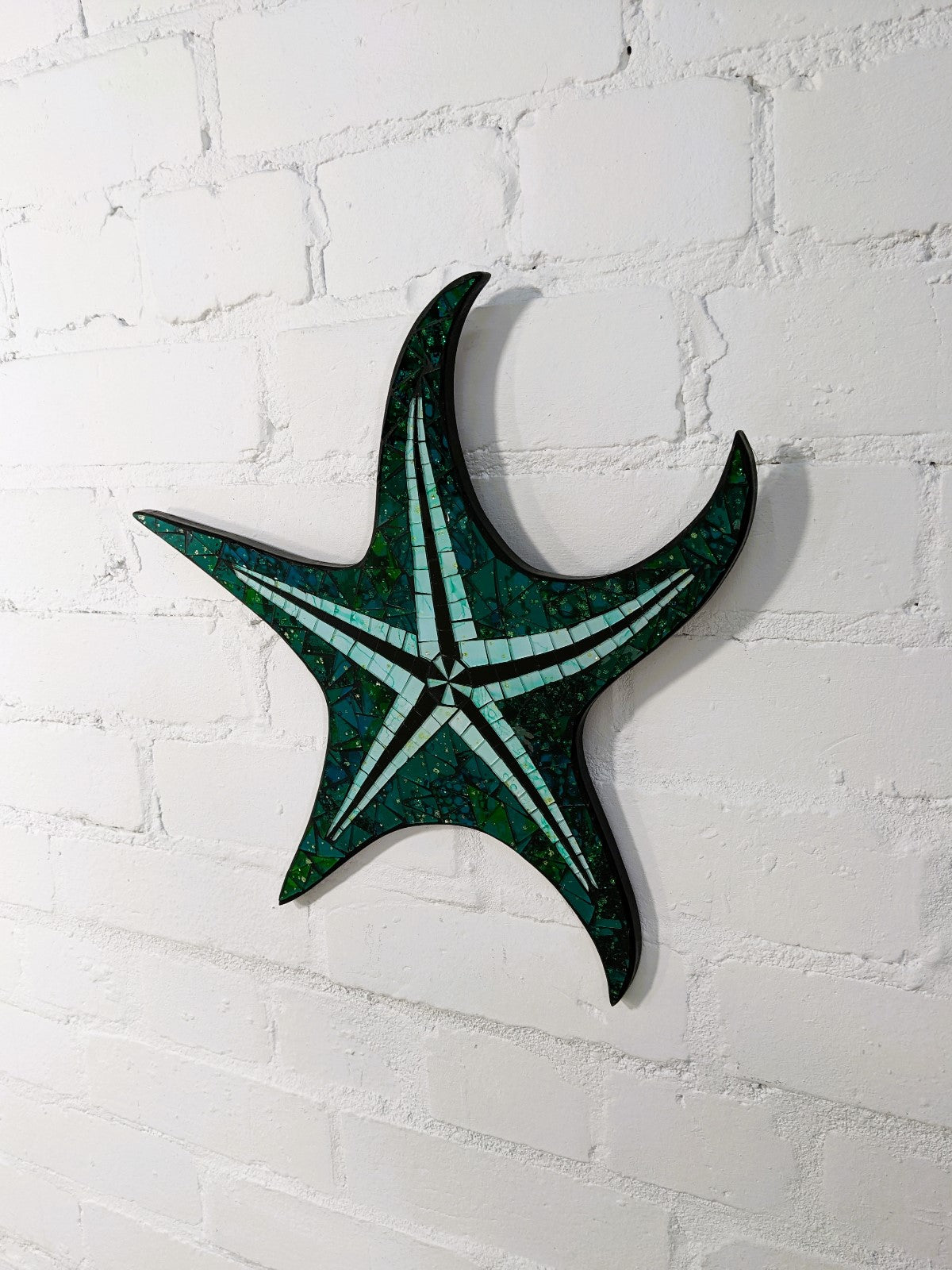 Mosaic Starfish Wall Hanger
