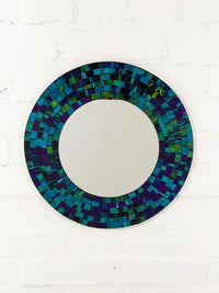 Round Mosaic Mirror