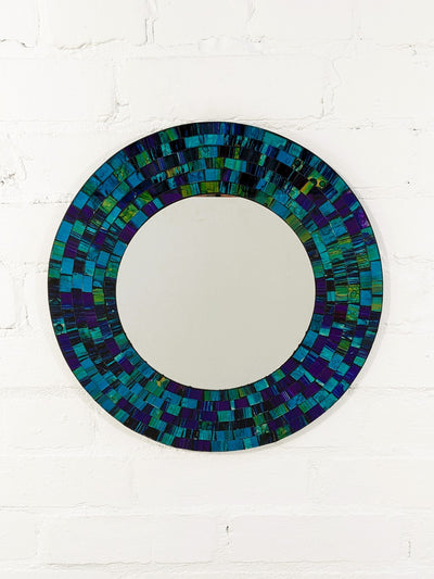 Round Mosaic Mirror