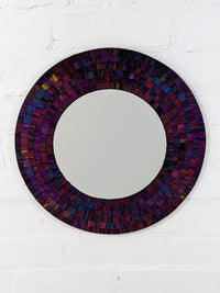 Round Mosaic Mirror