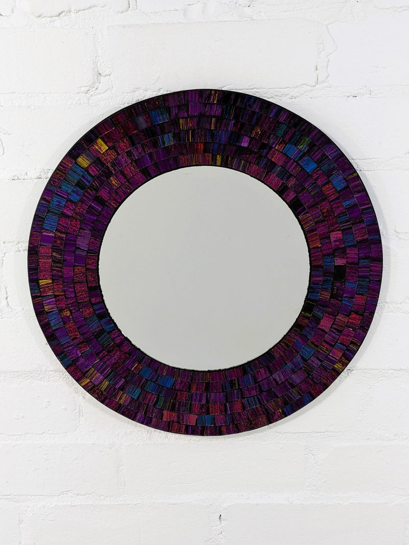 Round Mosaic Mirror