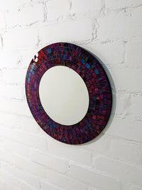 Round Mosaic Mirror