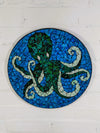 Round Mosaic Octopus Wall Plaque