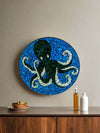 Round Mosaic Octopus Wall Plaque