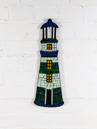 Mosaic Lighthouse Wall Plaque