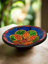 Medium Round Rainbow Mosaic Bowl