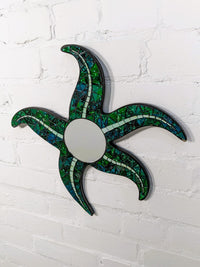 Starfish Mosaic Wall Plaque