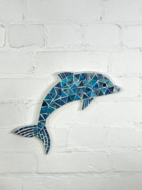 Mosaic Dolphin Wall Hanging