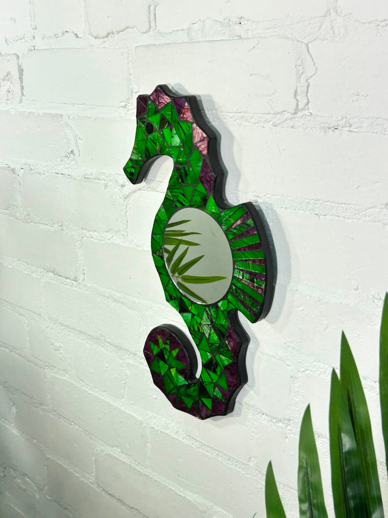 Mosaic Seahorse Mirror