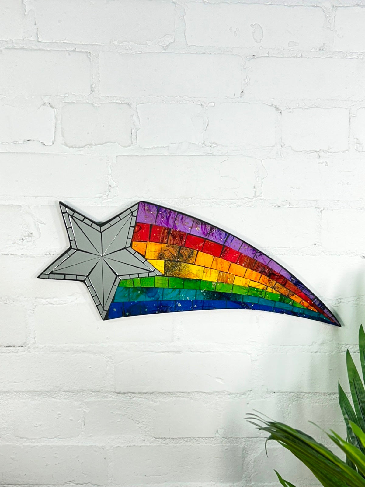 Mosaic Shooting Star Mirror