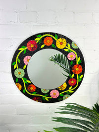 Mosaic Flower Mirror