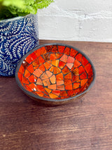 Mosaic Lined Coconut Bowl
