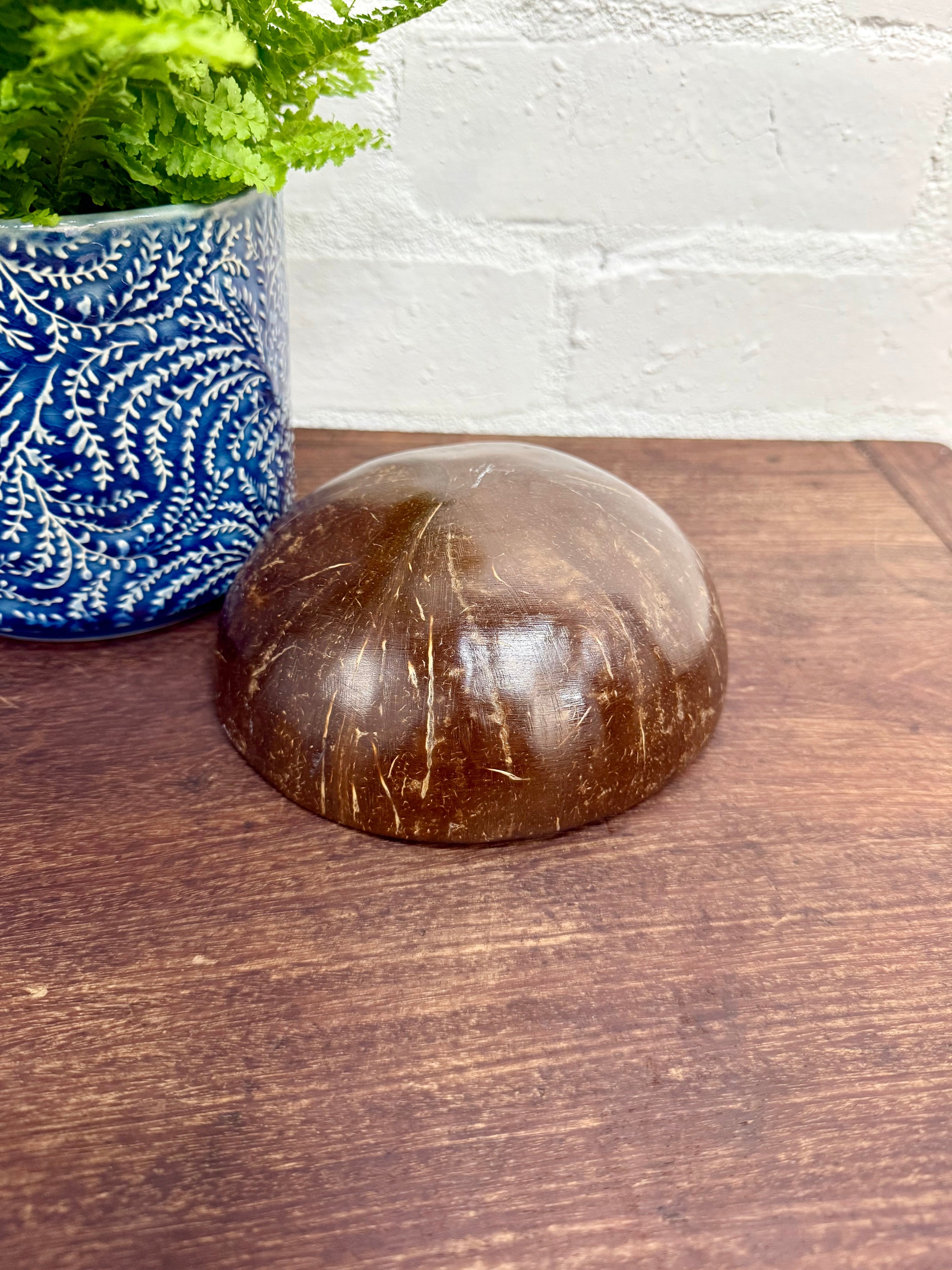 Mosaic Lined Coconut Bowl
