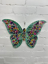 Mosaic Butterfly Plaque