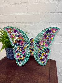 Mosaic Butterfly Plaque