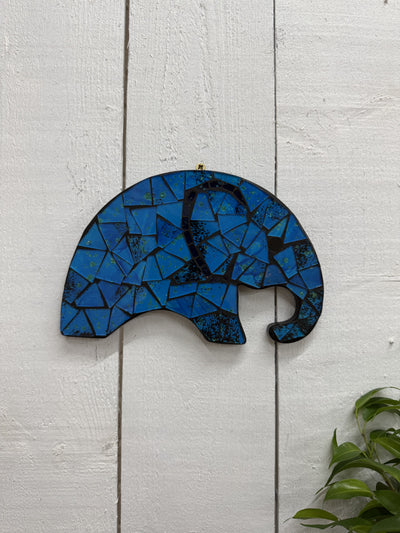 Mosaic Elephant Plaque