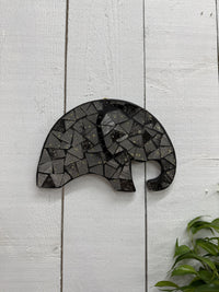 Mosaic Elephant Plaque