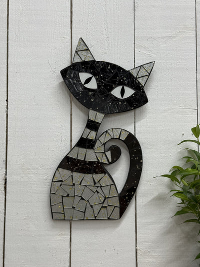 Cat Mosaic Wall Plaque