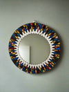 Round Multicolour Mosaic Mirror