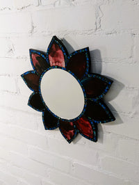 Flower Shaped Mosaic Mirror