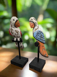 Parrot On Stick Assorted Colours