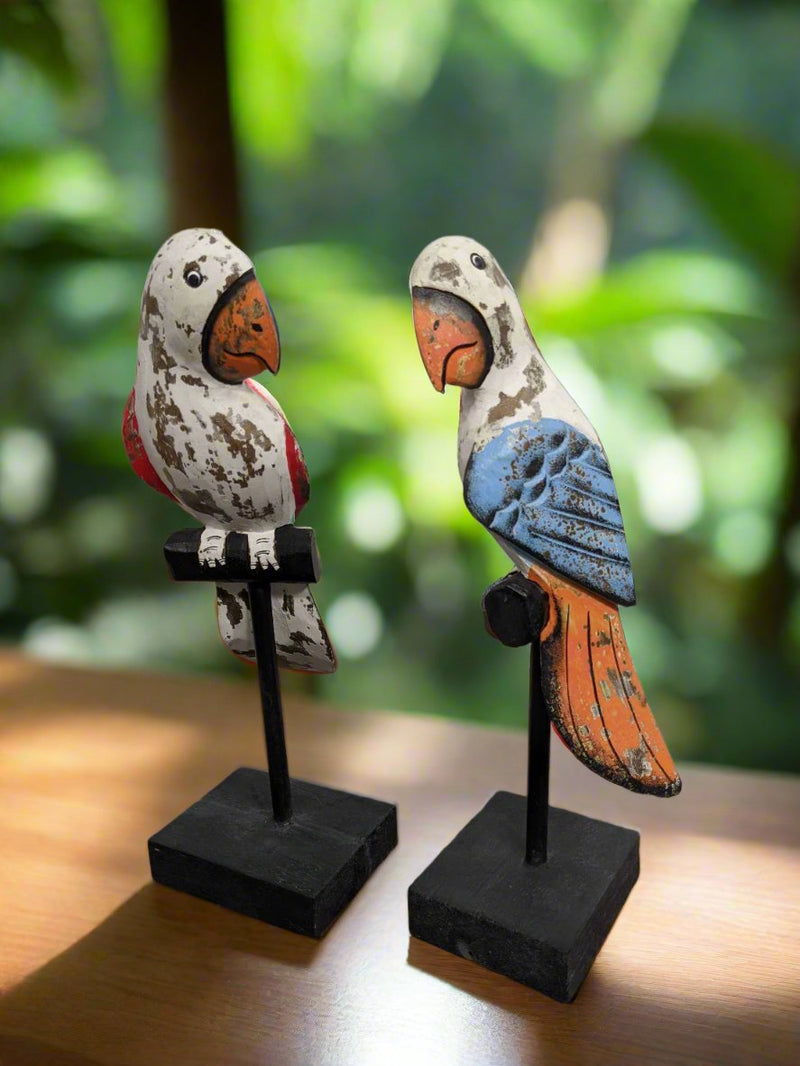 Parrot On Stick Assorted Colours