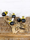Five Bees On Wood