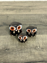 Set of 3 Brown Owls