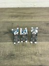 Set of 3 Grey Cats