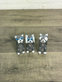 Set of 3 Grey Cats