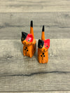 Set of 2 Orange Cats
