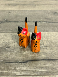 Set of 2 Orange Cats