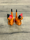 Set of 2 Orange Cats