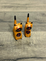 Set of 2 Orange Cats