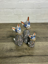 Set of 3 Grey Cats