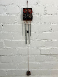 Wooden Owl Windchime