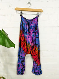 Kids Tie Dye Dungarees