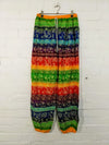 Bright Elephant Print Harem Trousers